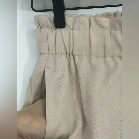 "NWT"Ann Tayor The Pull on Pant High Rise Ankle Beige Lyocell Sz.XXS Petite - Picture 10 of 12